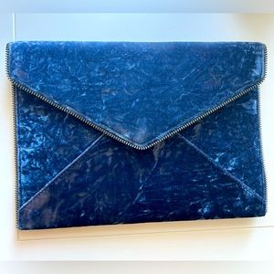 Never used Rebecca Minkoff velvet clutch